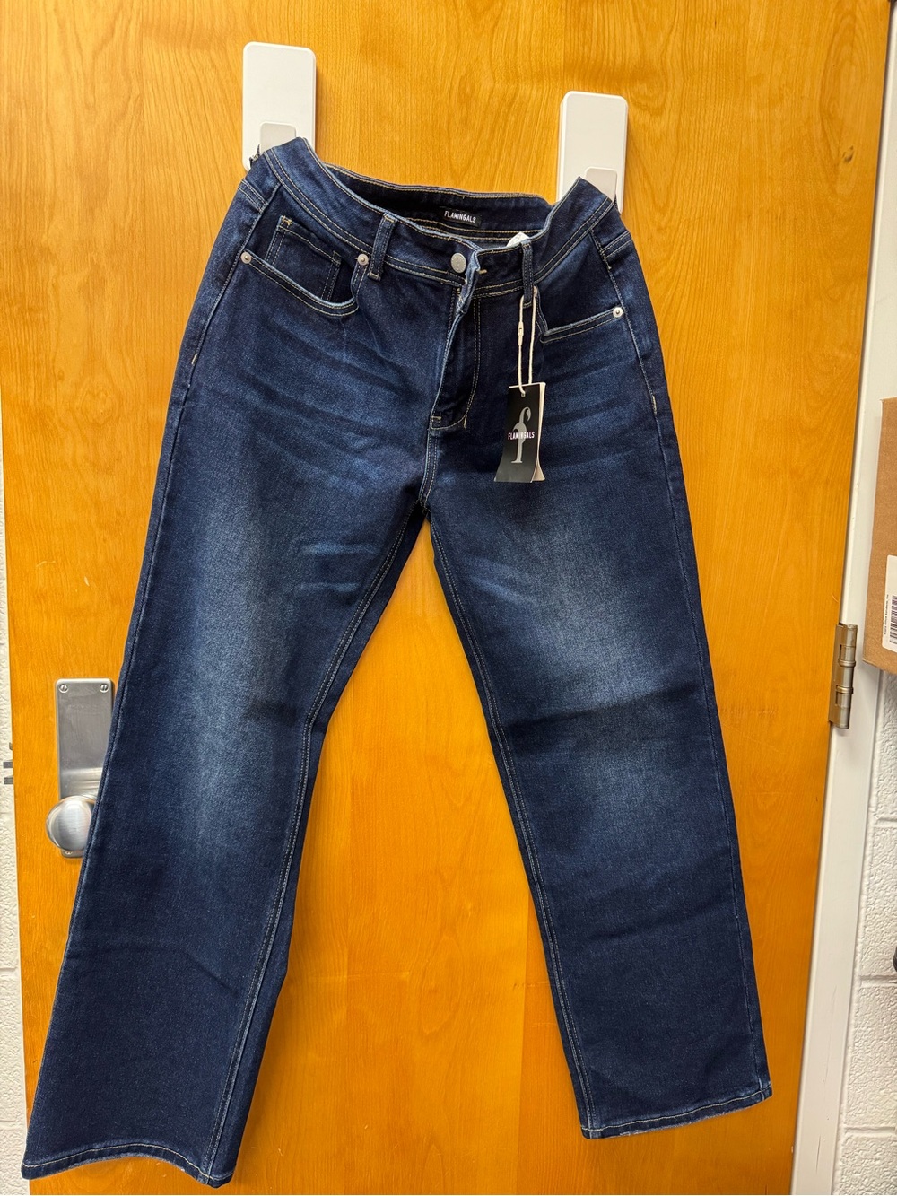 L Flamingals Jeans in Dark Blue